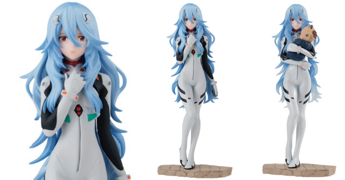 萬代「GashaPortraits PREMIUM EVANGELION 綾波零」盒玩 兩款超美長髮零一次收藏！