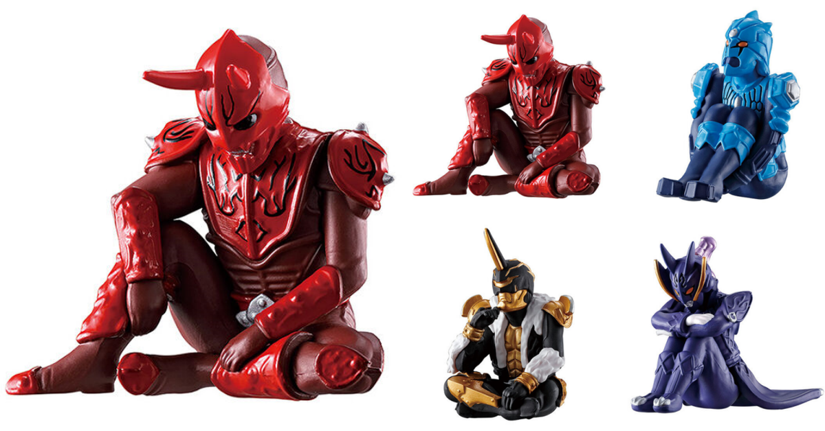 GASHAPON「假面騎士電王 等待中的異魔神」轉蛋 四位異魔神也加入苦苦守候陣容！
