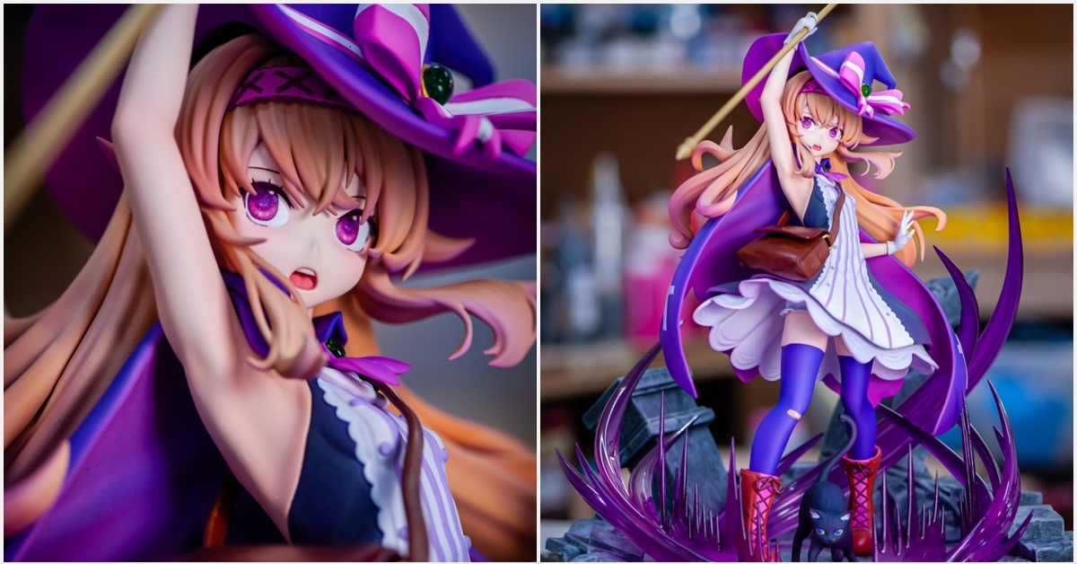 【翻滾吧小蘿莉！】BS STUDIO 《小魔女諾貝塔 Little Witch Nobeta》 諾貝塔 塗裝完成原型樣品