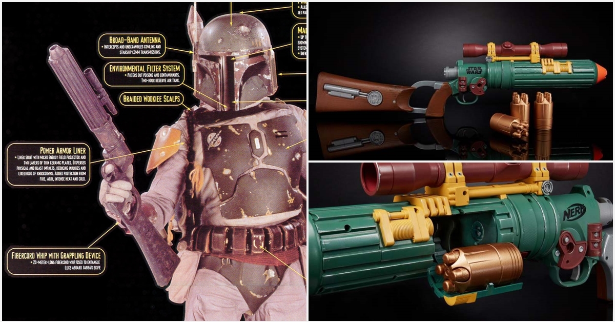 NERF ×《星際大戰》Nerf LMTD「波巴·費特的 EE-3 爆能步槍」（Boba Fett’s EE-3 Blaster）