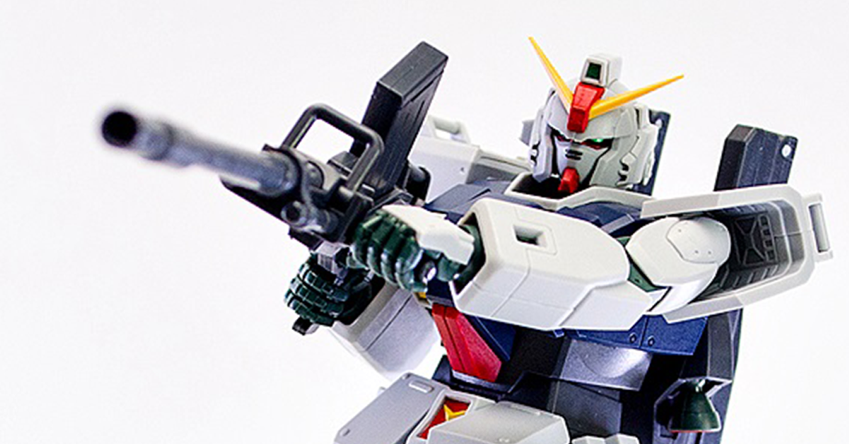 再現背部武器櫃收納！『ROBOT魂 第08MS小隊 陸戰型鋼彈 ver. A.N.I.M.E.』開箱報告