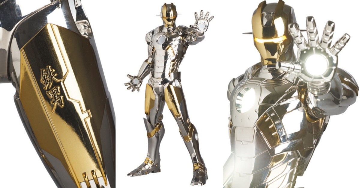 空山基×鋼鐵人！MEDICOM TOY「IRON MAN HAJIME SORAYAMA 大都會 變體Ver.」雕像