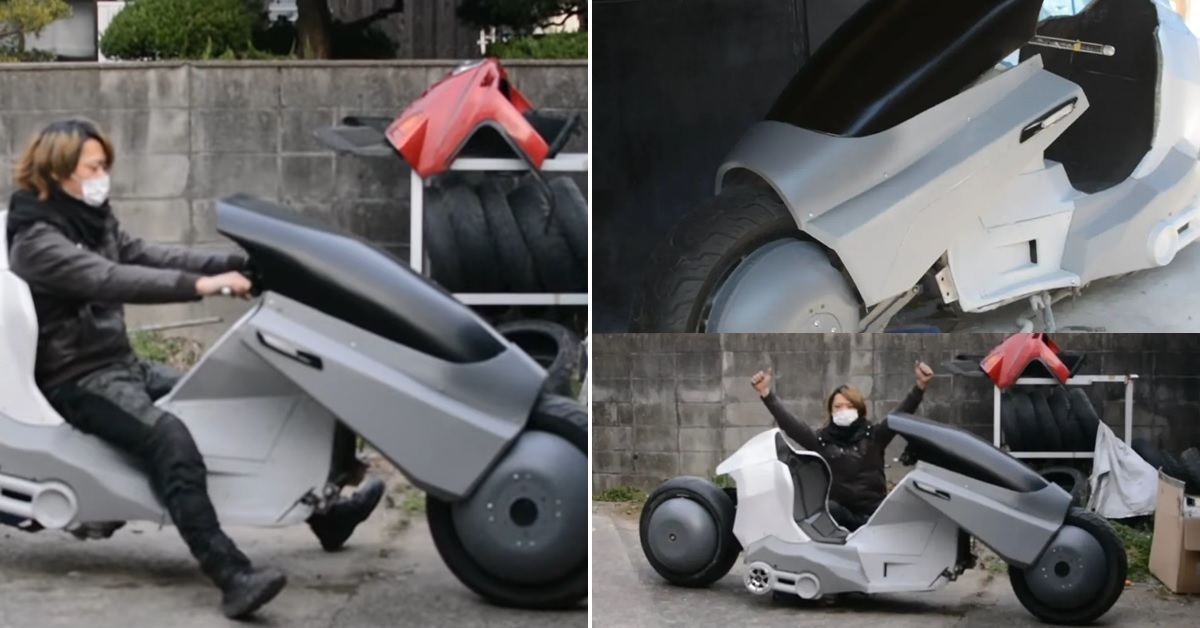 推主挑戰還原《阿基拉》金田摩托車 經典造型完美重現！