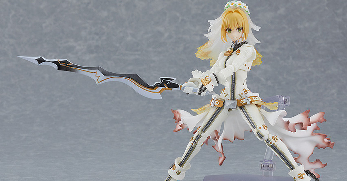 煥然一新的重製版登場『figma Saber/尼祿‧克勞狄烏斯[新娘拘束服]』預計 11 月發售！
