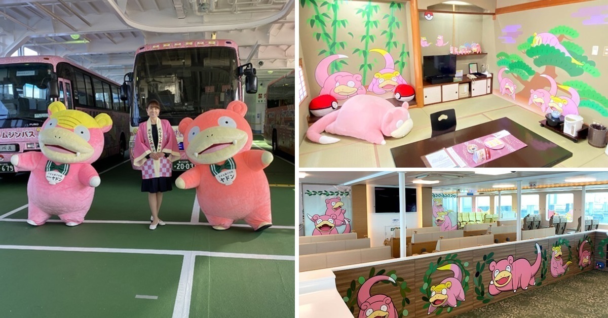 香川縣觀光大使「呆呆獸」大顯神威！呆呆獸巴士、渡船與旅館吸引遊客朝聖