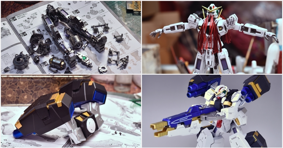 【作品分享】霸氣爆甲! MG德天使鋼彈 金屬改色塗裝 製作全紀錄