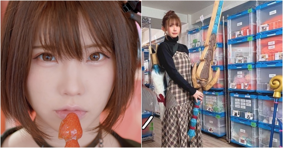 えなこ開箱自家Cosplay服倉庫 超過300套戰袍的收藏讓人驚艷不已