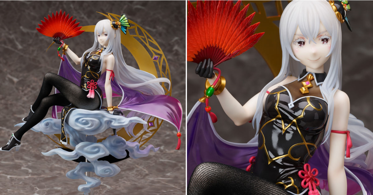 F:NEX《Re:從零開始的異世界生活》艾姬多娜 旗袍ver. 1/7比例模型 華麗浮雲台座！