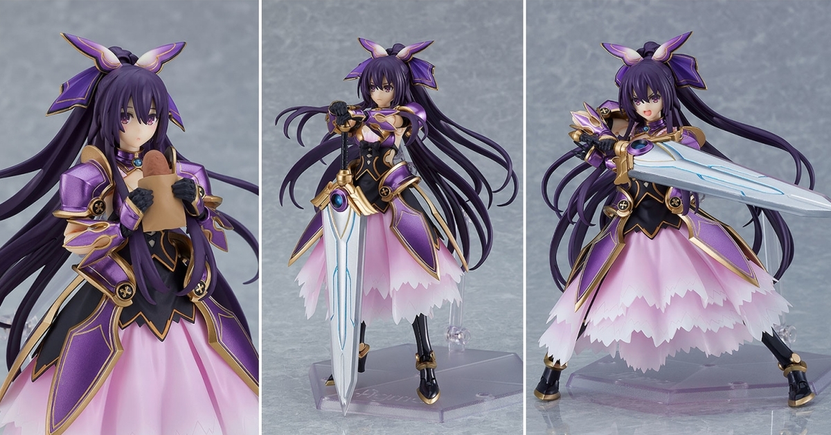 figma《約會大作戰DATE A LIVE》夜刀神十香 可動人偶 神威靈裝附屬大劍鏖殺公！