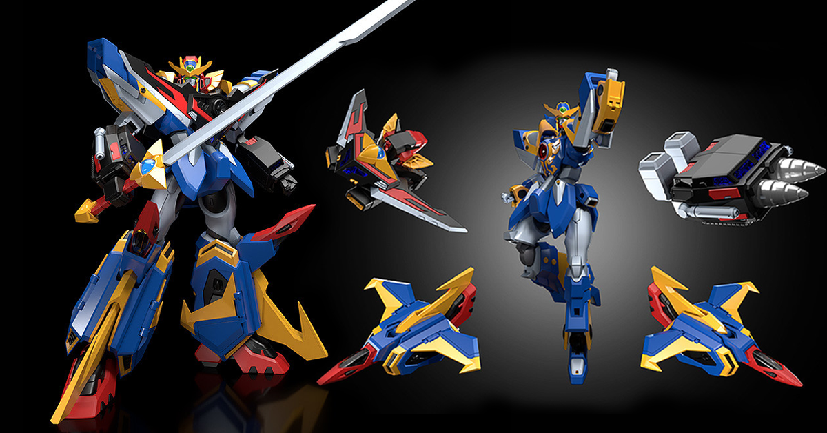 再現五機合體機構！MODEROID『超重神GRAVION 神機超重神』預計 11 月發售