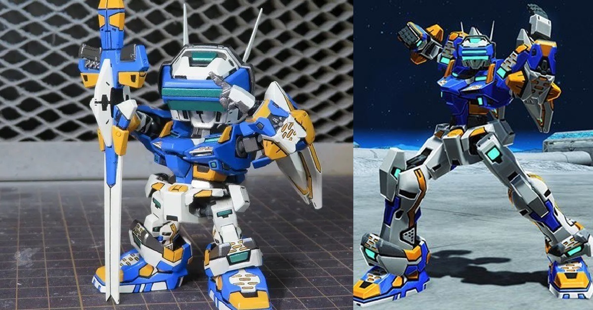 充滿回憶的《電腦戰機Virtual-On》粉絲創作 推主打造「鐵木真707G」可動模型