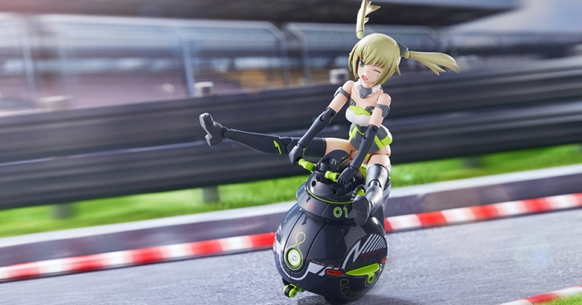 Frame Arms Girl 祈仙蒂雅［Racer］＆NOSERU［Racing Spec Ver.］組裝模型預計 08 月發售！
