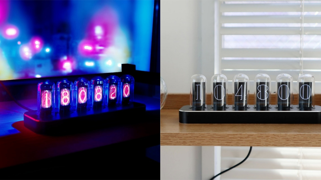 看個時間也要有未來感！THANKO推出數字管風格電子鐘「Cyber punClock」充滿賽博龐克味的酷時鐘！