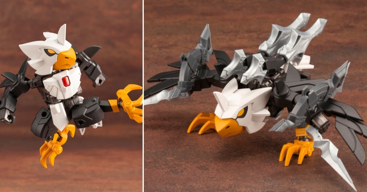 壽屋『機甲換裝EVOROIDS  S-EGR-06 SKY-EAGLE 』飛行戰士帥氣鷹姿 09月現身！