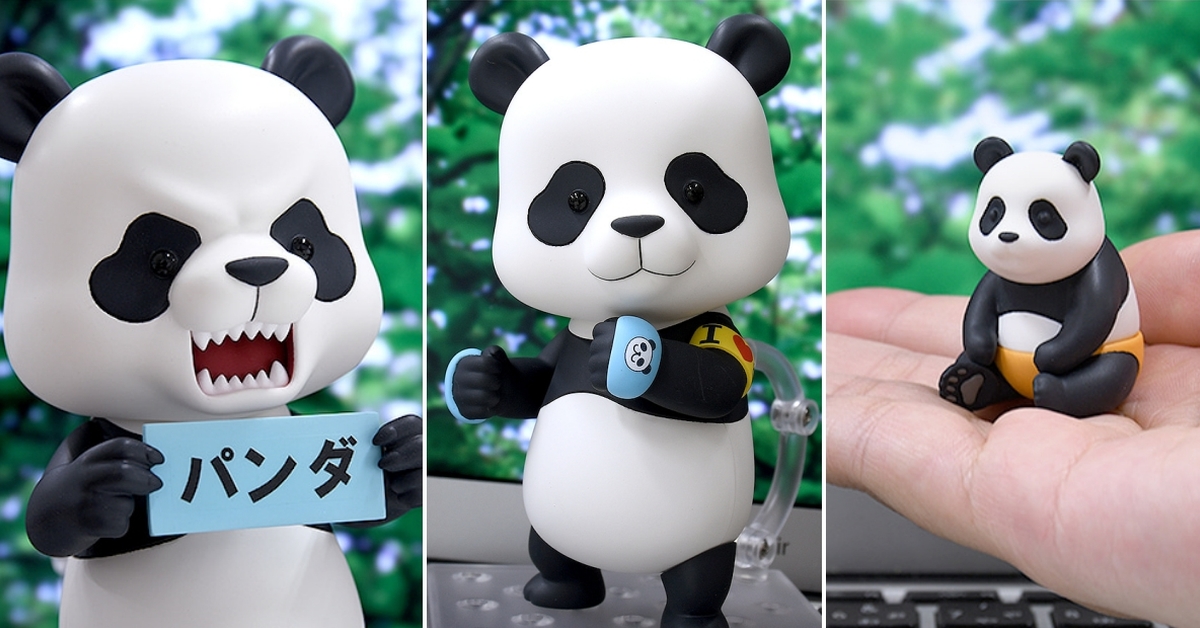 黏土人《咒術迴戰》熊貓 附有嬰兒時期的超萌胖達！
