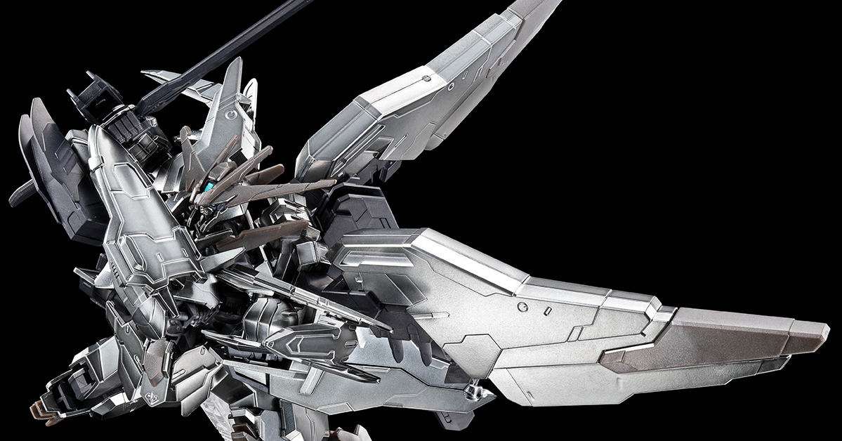 銀白電鍍質感『活動限定 HG 1/144 翼魔鋼彈[鐵血鍍膜版]』預計 04 月發售！
