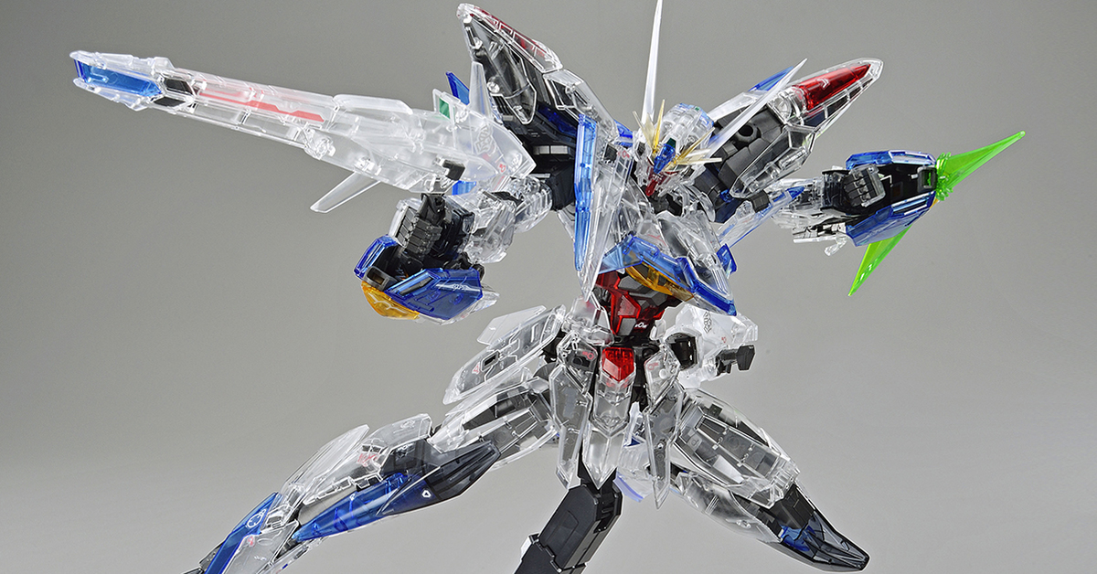 透明零件製高透光裝甲 鋼彈基地限定『MG 1/100 星蝕鋼彈[透明配色]』預計 04 月發售！
