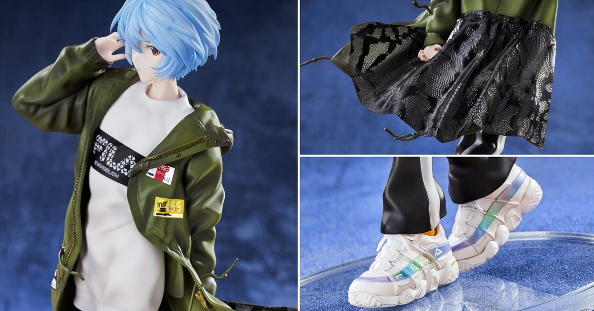HOBBY MAX米山舞插畫「綾波零 Ver.RADIO EVA  Part.2」1/7比例模型 超質感FILA穿搭細節！