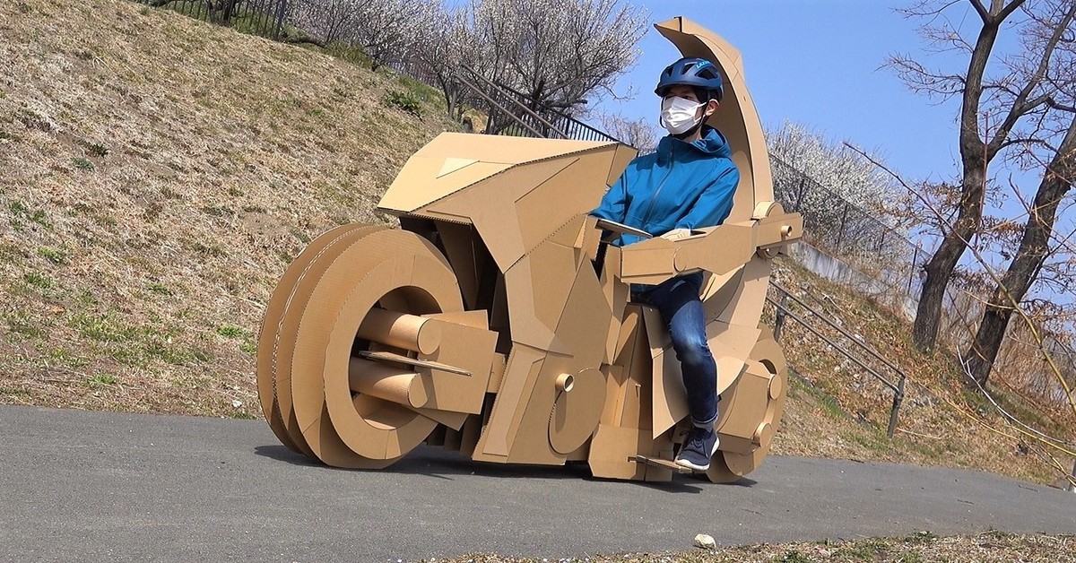 打牌就是要騎車！紙板達人つくるさん打造《遊戲王5D's》D輪還能在路上行駛