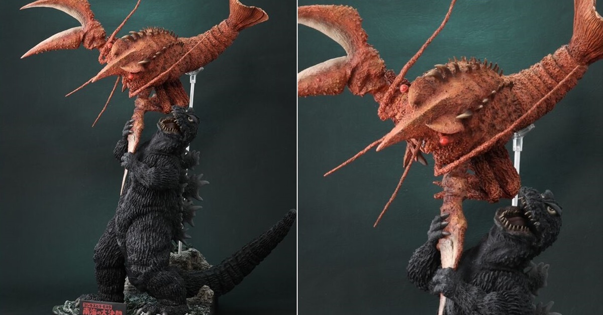 今晚加菜！FAVORITE SCULPTORS LINE「南海大決鬥 大海原凱歌 哥吉拉對伊比拉」雕像