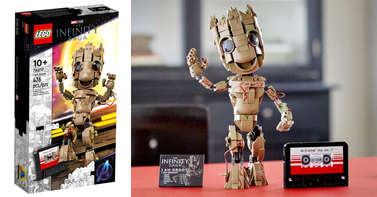 LEGO 76217 MARVEL「我是格魯特」（I am Groot）高 26 公分的可動磚拼模型！