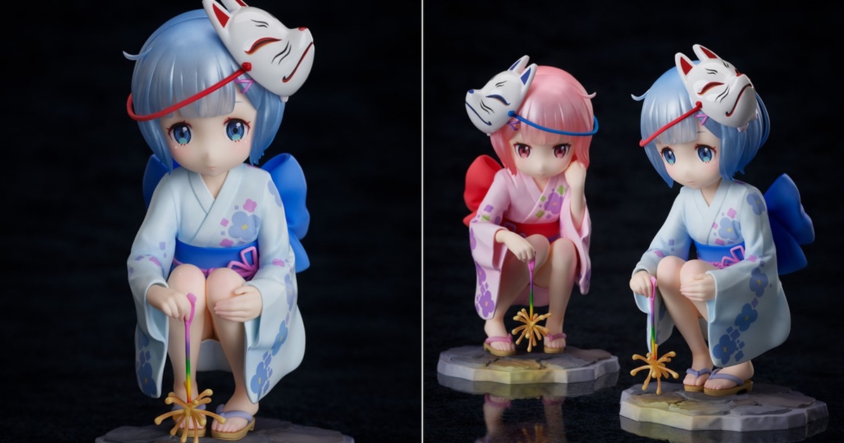 F:NEX「拉姆＆雷姆 -幼夏的回憶-」1/7比例模型套組 可愛的夏夜煙花！