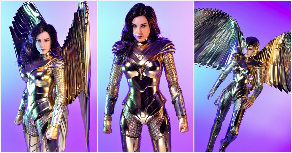 【開箱】Hot Toys - 神力女超人 金鷹盔甲DX版