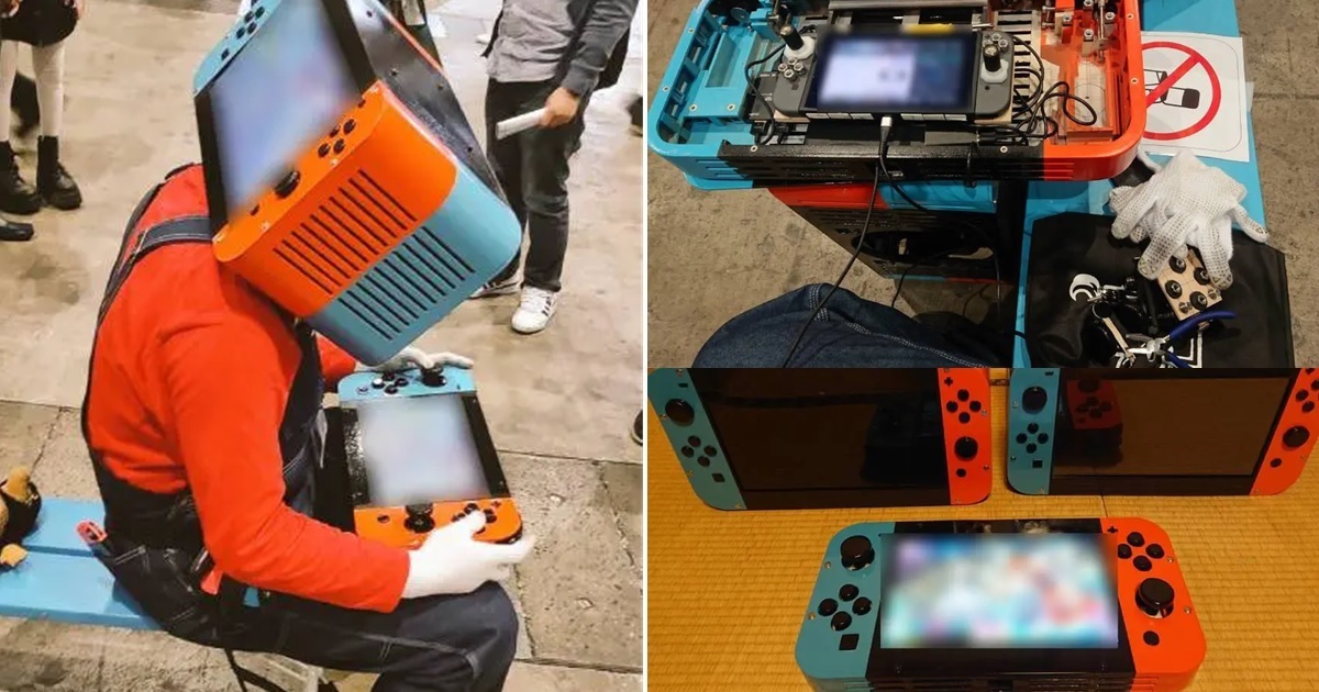 「niconico超會議」現身的Switch主機Coser牛丼 說明如何打造主機頭套