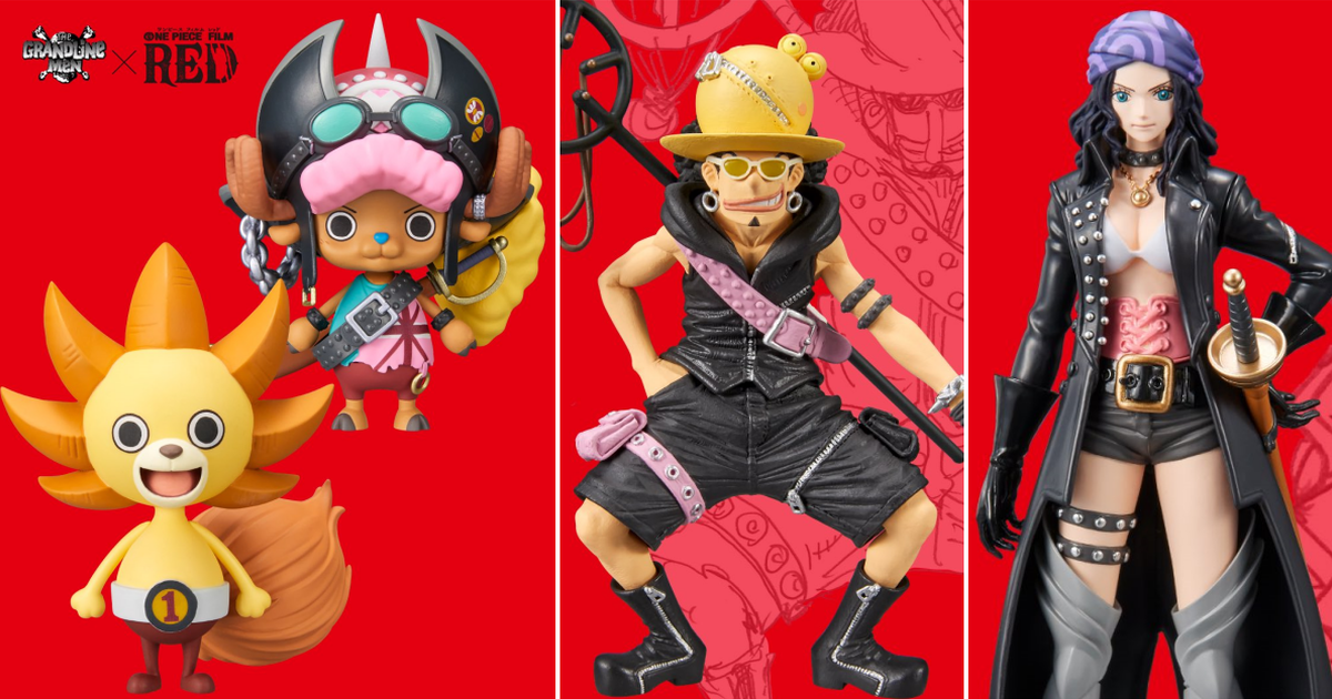 DXF～THE GRANDLINE『ONE PIECE FILM RED』喬巴＆千陽號君、戰鬥服魯夫等角色模型公開！