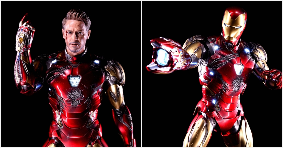 【開箱】「I am Iron Man」 Hot Toys - 鋼鐵人 MK85 戰損版