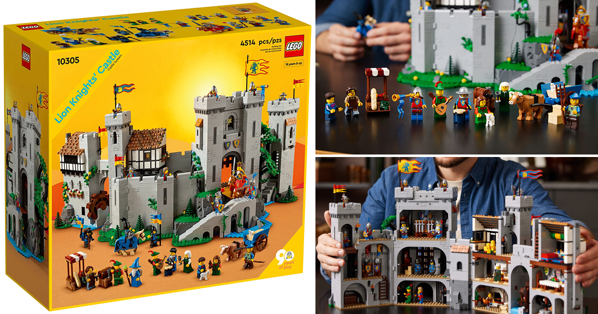 LEGO 10305 ICONS 系列【獅子騎士的城堡】Lion Knights' Castle 中世紀 ...