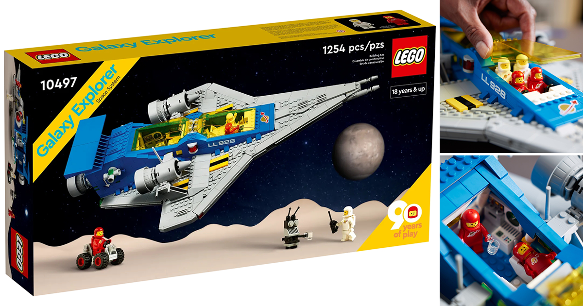 LEGO 10497 ICONS シリーズ【ギャラクシーエクスプローラー】Galaxy 