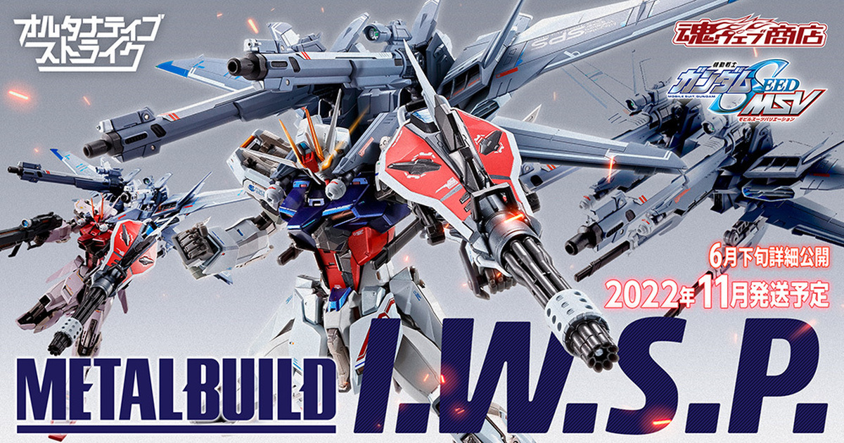 搭載多樣兵裝的強化背包『METAL BUILD 機動戰士鋼彈SEED I.W.S.P. 裝備』預計 11 月發售！