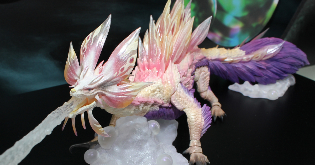 色彩斑斕的華麗塗裝『S.H.MonsterArts 魔物獵人 泡狐龍』試作品首度公開！