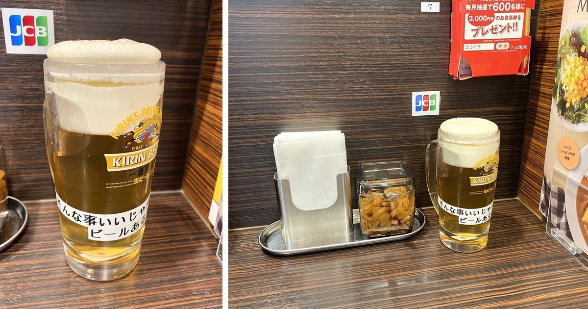 午餐到餐廳用餐發現每桌都擺「生啤酒樣品」 網友 : 大中午的就想誘惑我！