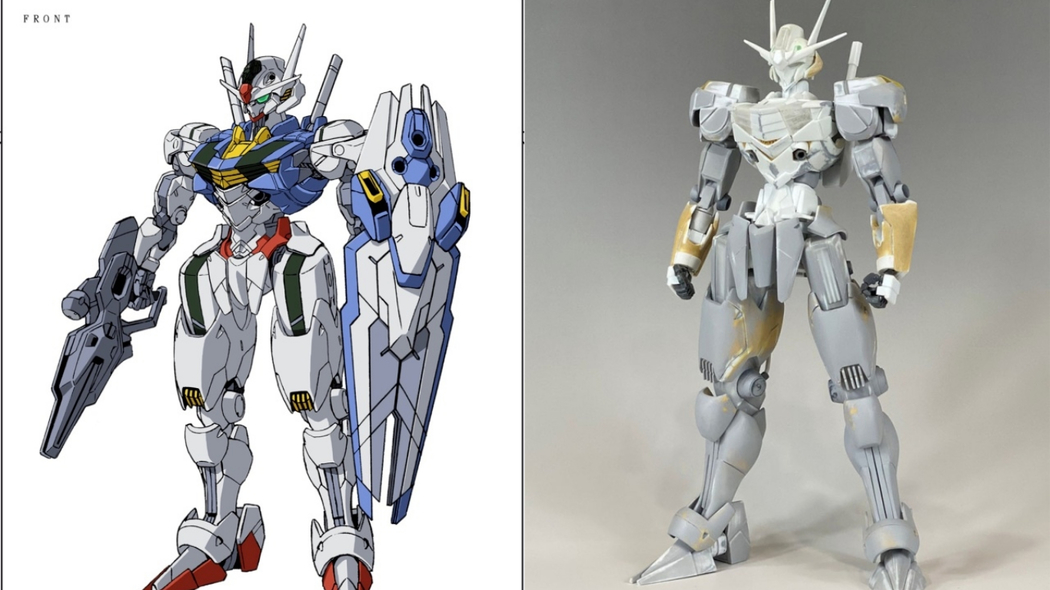 你就是萬代吧！推主用塑膠板自製即將登場的新鋼彈「Gundam Aerial」官方未出就搶先開組！？