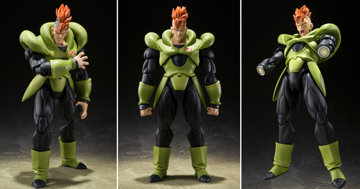 S.H.Figuarts「人造人16號 SDCC限定版」嶄新塗裝再次回歸陣容！