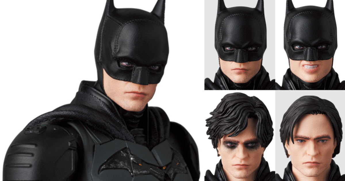 MAFEX《蝙蝠俠》THE BATMAN 6 吋可動人偶 還原胸前可拆卸的蝙蝠飛鏢