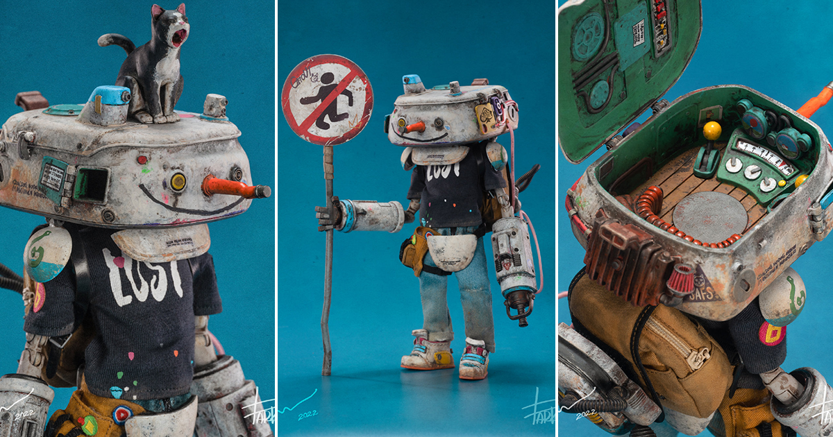 横山宏 x DAMTOYS CS022 ジャンプスノーマン1/12フィギュア