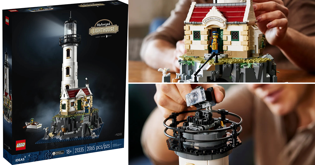 LEGO 21335 Ideas シリーズ「電動灯台」Motorised Lighthouse 実際に 