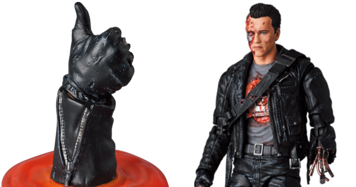 I’ll be back！MAFEX《魔鬼終結者2》T-800 戰損ver. 超經典大拇指場景立體化！