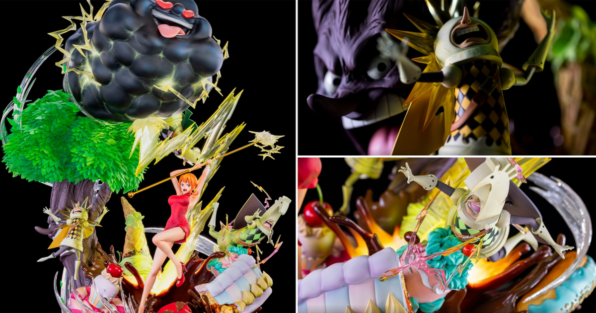 Tsume-Art HQS DIORAMAX系列《航海王》娜美 1/7 比例場景雕像 雷電女王蛋糕島華麗反擊！