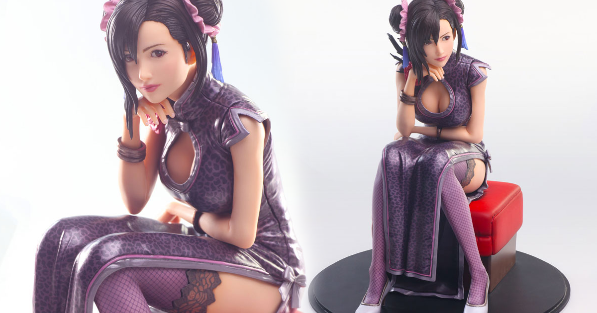 這個坐姿誘人嗎？STATIC ARTS『FF7RE 蒂法．洛克哈特 格鬥家禮服Ver.』預計 2023 年 03 月發售！