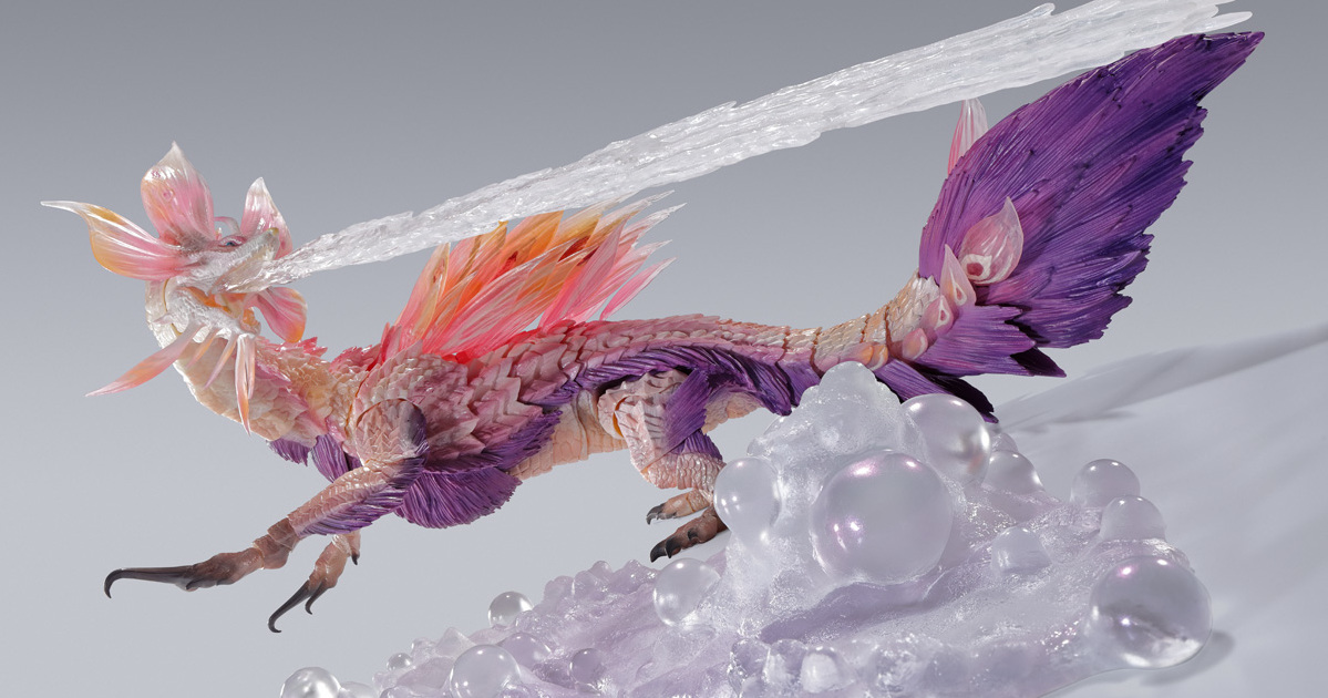 再現絢麗色彩、滑溜溜的泡沫特效！S.H.MonsterArts『魔物獵人 泡狐龍』預計 2023 年 02 月發售