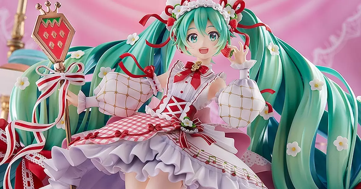 GSC「初音未來 15th Anniversary Ver.」1/7比例模型 以草莓為靈感的15週年紀念★