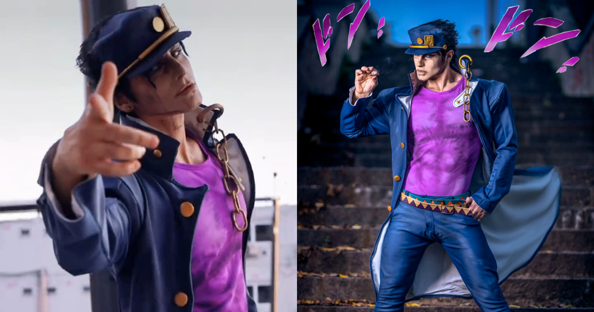 這是從漫畫裡走出來的吧！？義大利Coser化身《JoJo》承太郎，還原度超乎想像地高！
