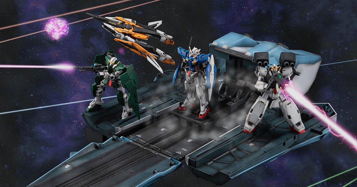 新塗裝版更具厚重質感『Realistic Model Series 機動戰士鋼彈00 托勒密號格納庫 (RENEWAL EDITION)』預計 2023 年 03 月發售！