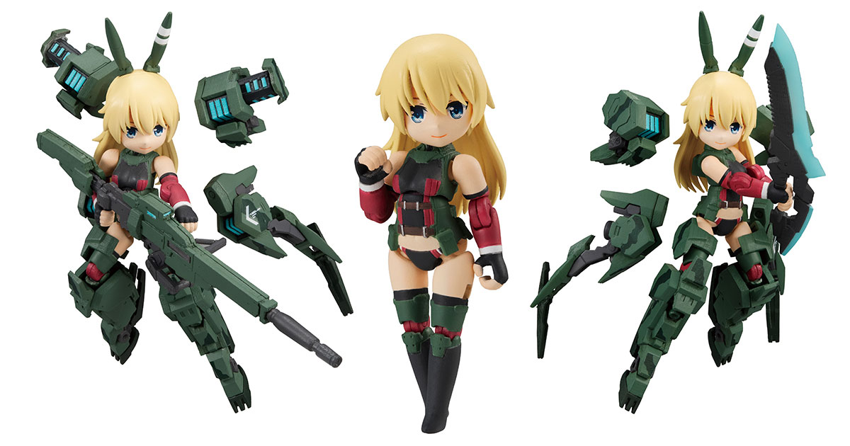 再現迷彩軍武風專用裝備 DESKTOP ARMY『機戰少女ALICE 薇吉尼亞．G』預計 2023 年 04 月發售！