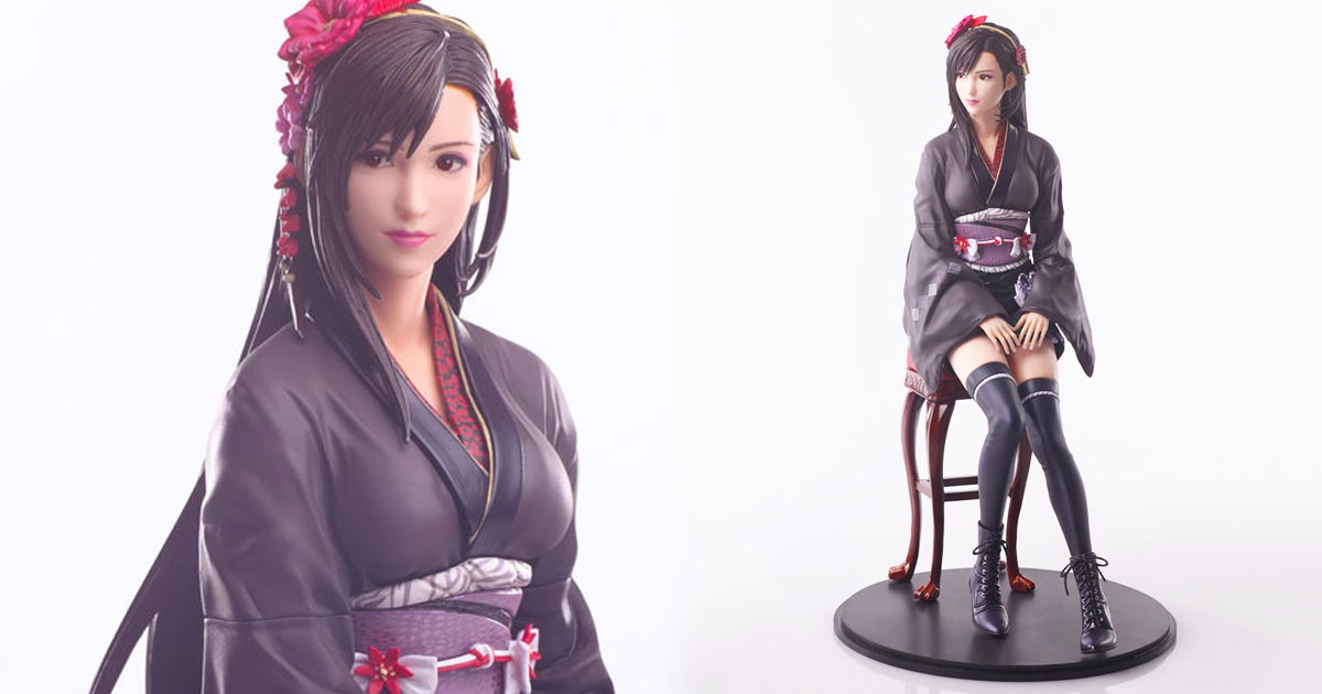 秀麗迷你裙和服造型立體化 STATIC ARTS『FF7重製版 蒂法 異國風禮服 Ver.』預計 2023 年 05 月發售！