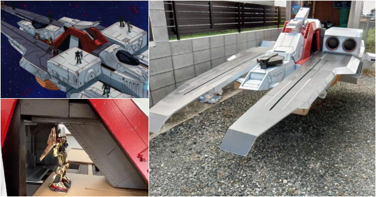 霸氣母艦完美還原！達人製作《機動戰士Z鋼彈》阿卡馬號1/100巨大模型